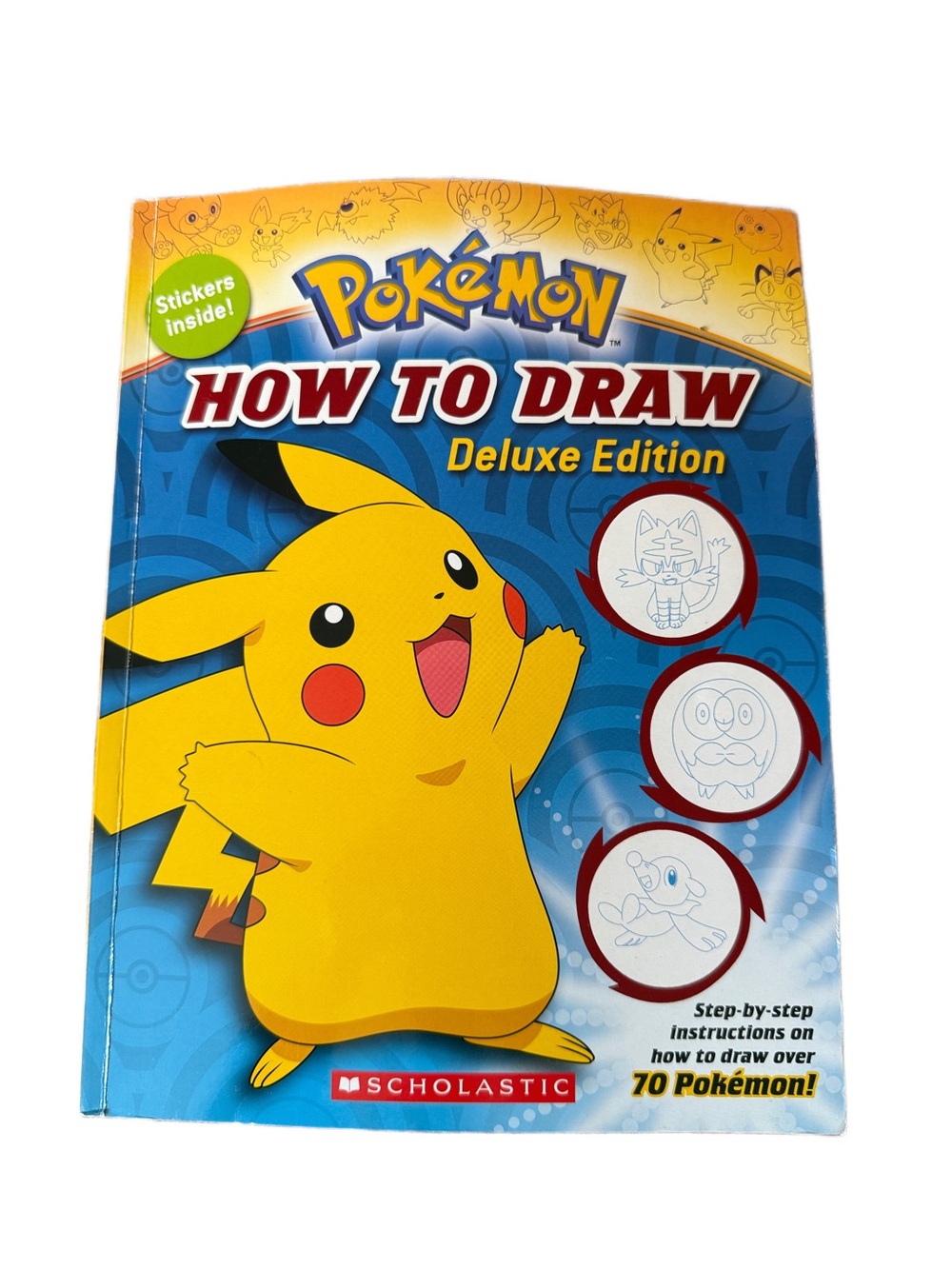 Scholastic Pokémon How to Draw Deluxe Edition Book